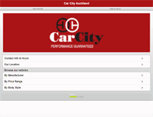 Tablet Screenshot of carcity.co.nz